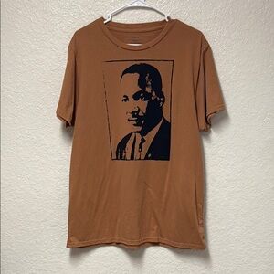 Martin Luther King Jr. Brown Graphic T-Shirt Size XL